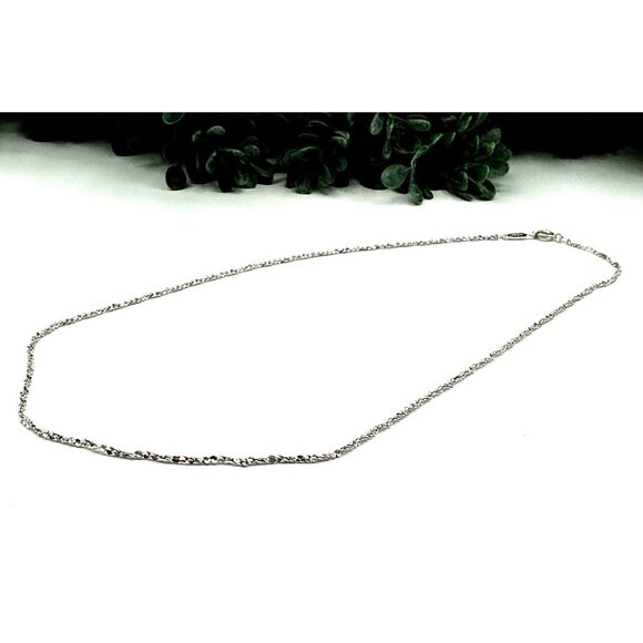 Monet Silver-Tone Twisted Rope Chain Necklace - Picture 2 of 5